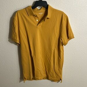 Old navy honey mustard yellow polo - worn once